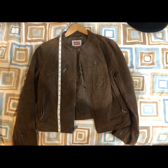 Levi's Jackets & Blazers - Levis Brown Moto Leather Jacket